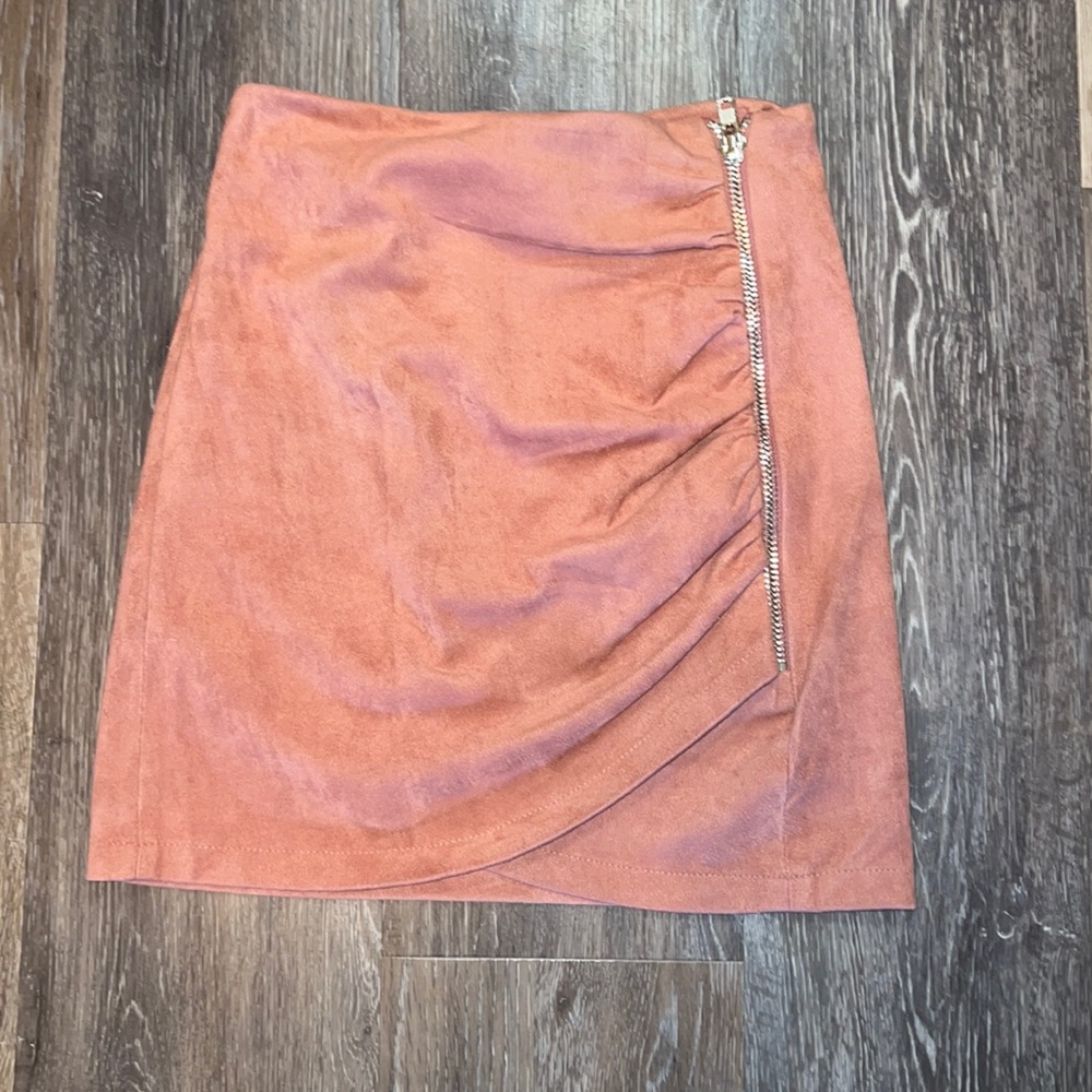SUEDE SKIRT